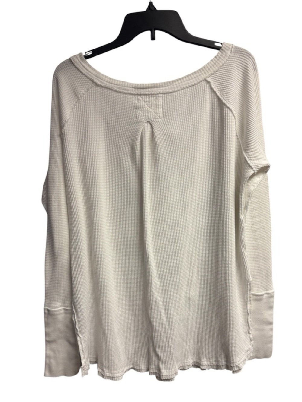 We The Free “Free People” Waffle Knit Thermal Long Sleeve Top Size Medium - Picture 6 of 6